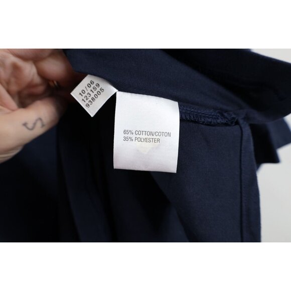 New Adidas Mens XL Team Issued University of Toledo Golf Mock Neck T-Shirt Blue - Picture 10 of 13